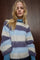 Suvi Stripe Knit | Sweet Grape | Strik fra Mos Mosh