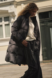 Nova Square Down Coat | Sort | Frakke fra Mos Mosh
