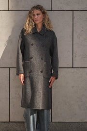 Lucca Barkley Wool Coat | Phantom | Jakke fra Mos Mosh
