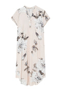 Madonna Midi+ Shirt Dress | Peach Dust w. Print | Kjoler fra Gustav
