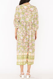 Malika Dress  | Lime Green | Kjole fra French Laundry
