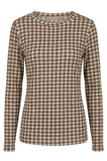 Elissa Top 7914 | Brown Check | Marta du Chateau