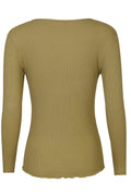 Natalia Ls Round Neck Blouse 9914 | Dusty Avocado | Liberté