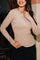 Natalia Ls Round Neck Blouse 9914 | Ecru | Liberté