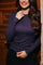 Natalia Ls Round Neck  Blouse | Navy | Bluse fra Liberté