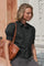 Frannie Dot Shirt | Schwarz | Bluse von Neo Noir