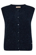 Almine Thora Knit Vest | Salute Navy | Vest fra Mos Mosh