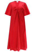 Notti Ss Dress | Lobster Red