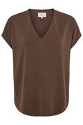 Nuni Vneck Tshirt | Brown