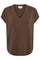 Nuni Vneck Tshirt | Brown