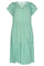 New Flower Sunrise Crop Dress | Green | Kjole fra Co'couture