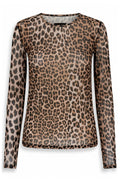 Nola Mesh | Leo | Mesh-Bluse von Statebird