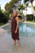 Otelia Dress | Dark Brown