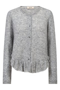 Mape Alice Knit Cardigan | Grey Melange | Strik fra Mos Mosh