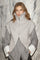 Row Zip Knit Vest | Grey Melange | Strik fra Co'couture