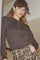 Cory Padded Polo Knit | Dark Brown | Strik fra Co'couture