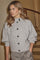 Row Utility Cardigan | Grey Melange | Strik fra Co'couture