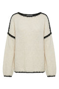 Harloe Knit Sweater | White