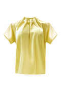 Pip Ss Pearl Blouse | Yellow | Bluse fra Liberté