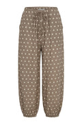 Flowy Polka dot pants | Taupe | Bukser fra Atelier C