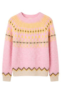 Island Pastel Knit | Pink | Bluse fra Avery – nedsat