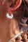 Afrika Enamel Earring | White | Øreringe fra Pico