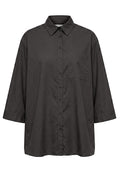 Polly Cotton Shirt | Black | Skjorte fra Atelier C