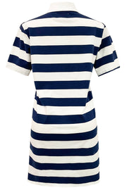 Polo Ss Dress | Navy White Stripe | Kjole fra Liberté