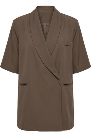 Pretty SS Blazer | Brown