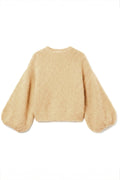 Alpaca puff sleeve sweater | Strik fra Avery