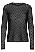 Nola Mesh | Herz | Mesh-Bluse von Statebird