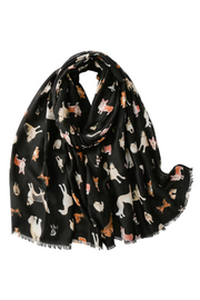 Noey Scarf | Sort | Tørklæde fra Lazy Bear