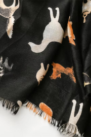 Noey Scarf | Sort | Tørklæde fra Lazy Bear