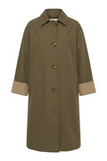 Riko Bora Trenchcoat | Olive Night | Jakke fra Mos Mosh