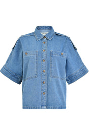 S233207 Shirt | Denim blue | Skjorte fra Sofie Schnoor