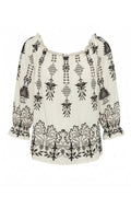 Chic Top | White/Black | Top fra Atelier C – nedsat