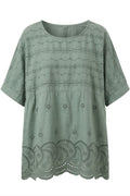Mary Broderie Anglaise Top | Bluse von Atelier C