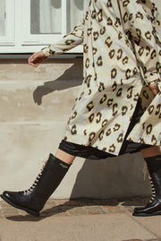 Poncho w. Sleeves Rain221Spp | Leopard | Poncho fra Ilse Jacobsen