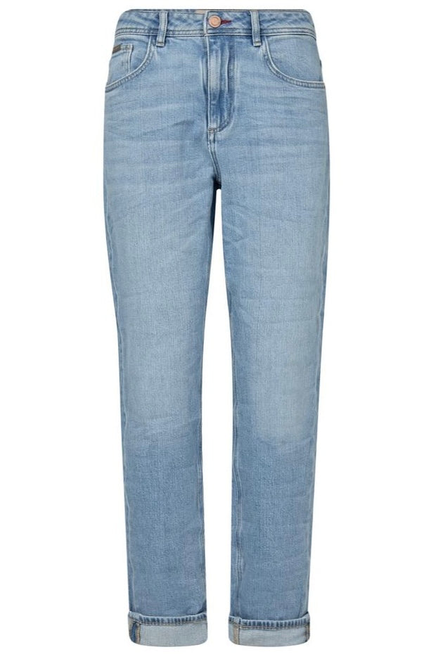 Elly Gallon Jeans  Ankle | Light Blue | Jeans fra Mos Mosh