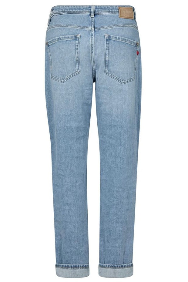 Elly Gallon Jeans  Ankle | Light Blue | Jeans fra Mos Mosh