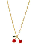 Saki Cherry Necklace | Forgyldt | Halskæde fra Birdsong – nedsat