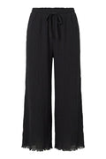 Laurel Linen Pants | Black – nedsat