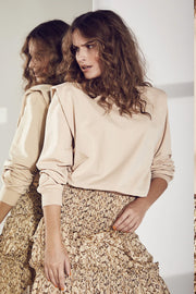 Sean Wing Sweatshirt | Marzipan | Bluse fra Co'couture