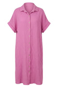 Shelley Shirt Dress | Pink – nedsat