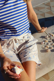 Alma Shorts | Ivory Cobolt Shell | Shorts fra Liberté