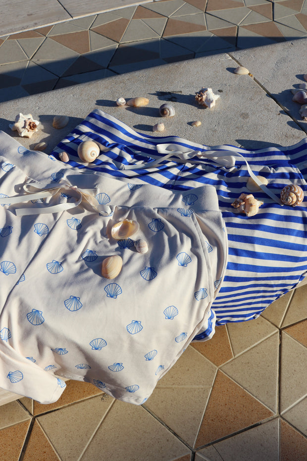 Alma Shorts | Ivory Cobolt Shell | Shorts fra Liberté