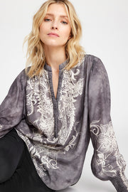 Sikka blouse 54628 | Dark Grey | Skjorte fra Gustav