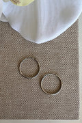 Simple Hoops Medium | Sølv | Øreringe fra Birdsong