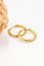 Simply Hoops XL | Vergoldet | Ohrringe von Birdsong
