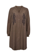 Siva Dress 3098 | Brown | Prepair